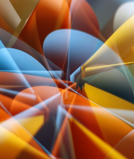 Abstract orange background showing harmony and balance elements